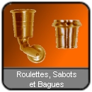 Roulettes sabots bagues