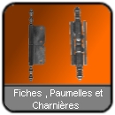 Fiche paumelle charniere